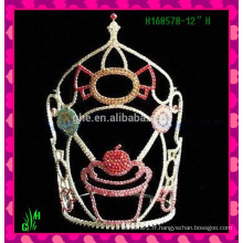 Vente en gros Designs Rhinestone Crown Nouvelle couronne de tiara en strass